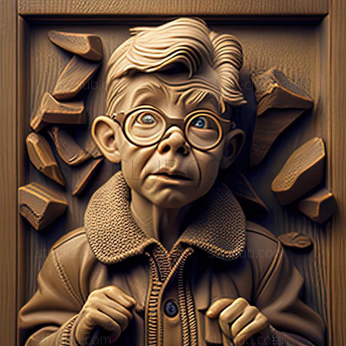 3D model  Jimmy Corrigan FROM Jimmy Corrigan the smartest Kid o (STL)